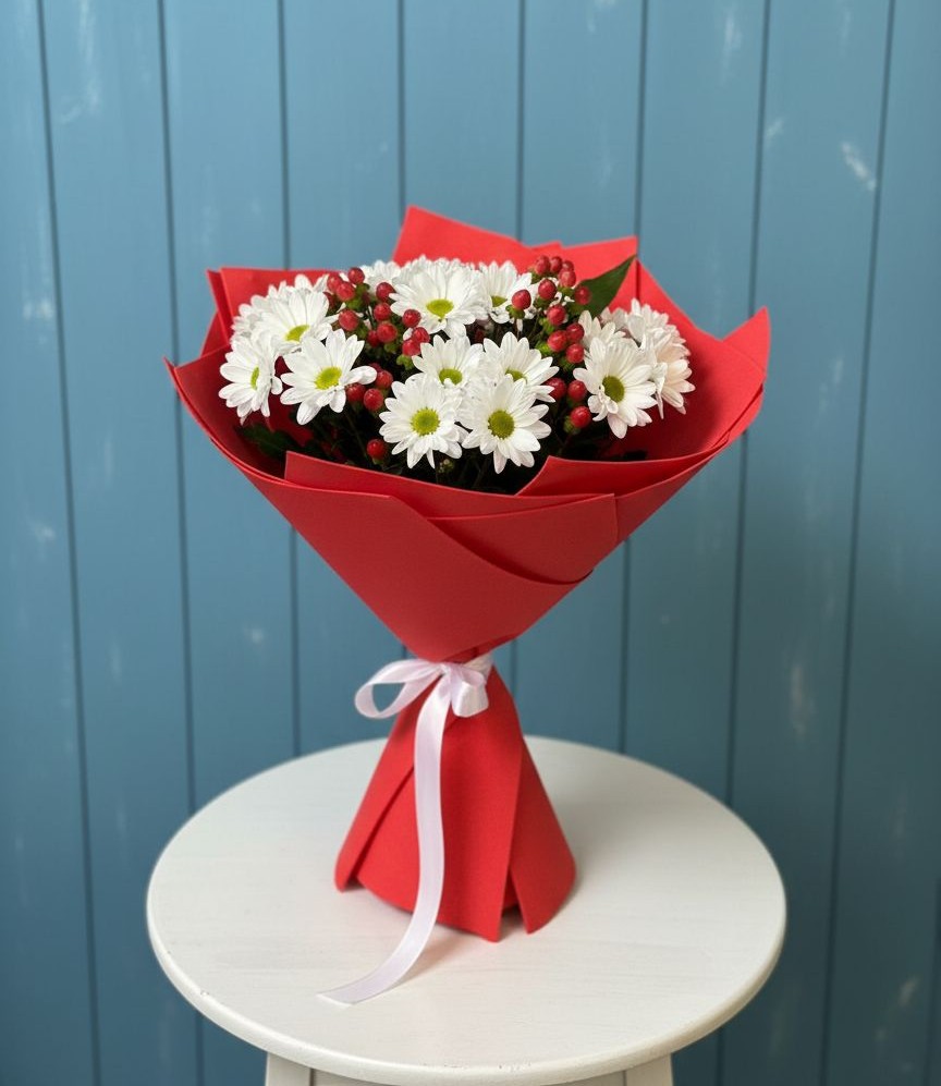 Букет цветов из: Хризантемы в Унъюган