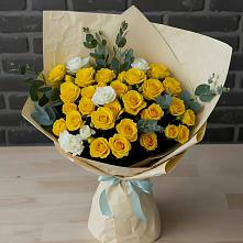 Букет цветов из:  Розы в Унъюган