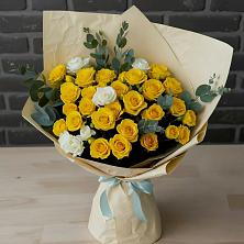 Букет цветов из:  Розы в Унъюган