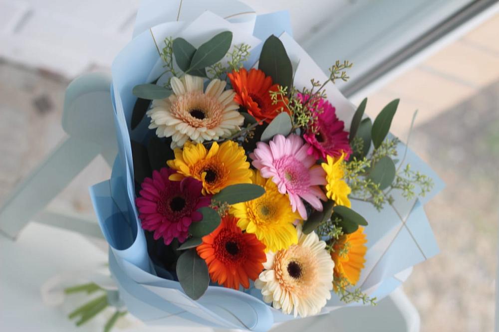 Букет цветов из: Герберы в Унъюган