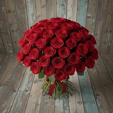 Букет 55 Красных роз Фридом #REPLACE_PRED# Унъюган