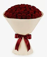 Букет 101 Бордовая роза Блэк Бакарра в Унъюган