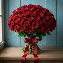 Букет Красные розы Блэк Меджик в Унъюган