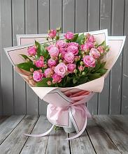 Букет Розовый кустик в Унъюган