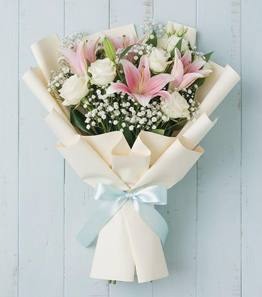 Букет цветов из: Лилии в Унъюган
