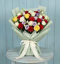 Букет цветов из:  Розы #REPLACE_PRED# Унъюган