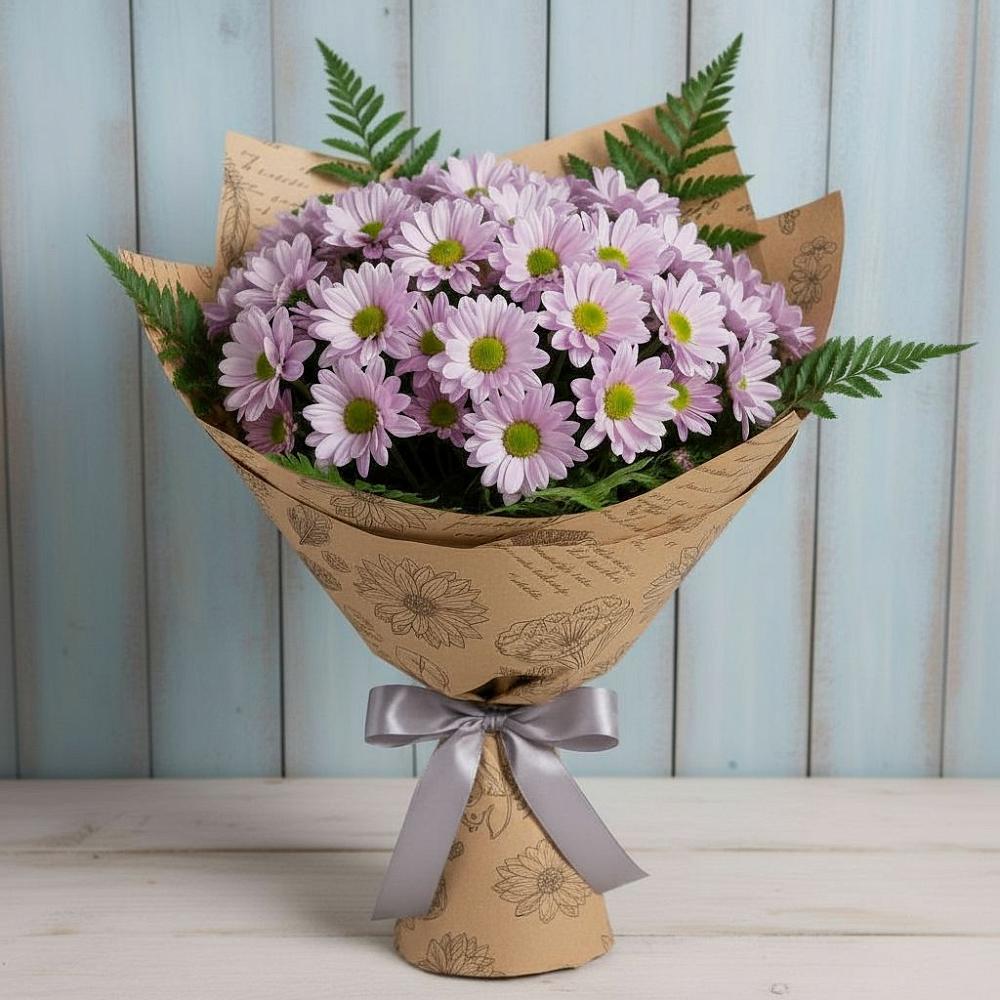 Букет цветов из: Хризантемы в Унъюган