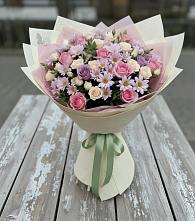 Букет цветов из:  Розы и Хризантемы #REPLACE_PRED# Унъюган