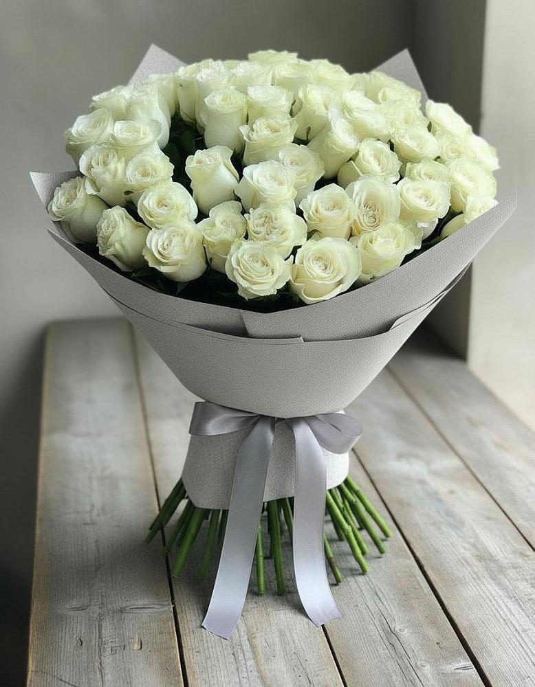 Букет 35 Белых роз в Унъюган