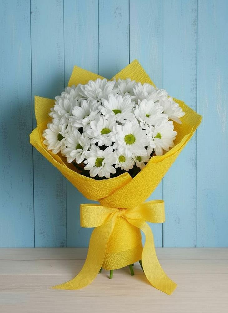 Букет цветов из: Хризантемы в Унъюган