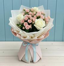 Букет цветов из:  Розы в Унъюган