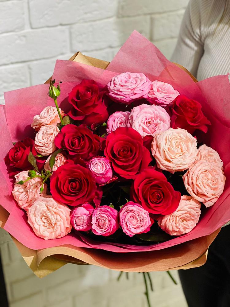 Букет цветов из: Розы в Унъюган