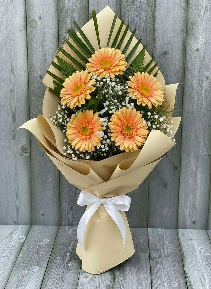 Букет цветов из: Герберы в Унъюган