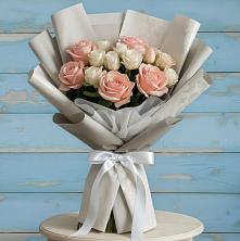 Букет цветов из:  Розы в Унъюган