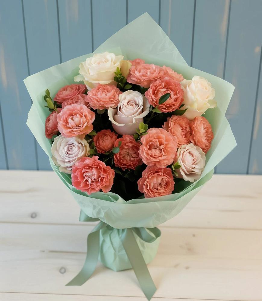 Букет цветов из: Розы в Унъюган