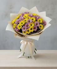 Букет цветов из:  Хризантемы в Унъюган