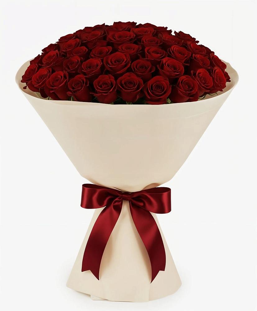 Букет 101 Бордовая роза Блэк Бакарра в Унъюган