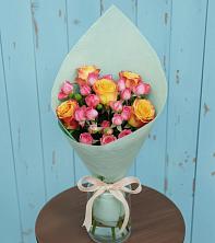 Букет цветов из:  Розы в Унъюган